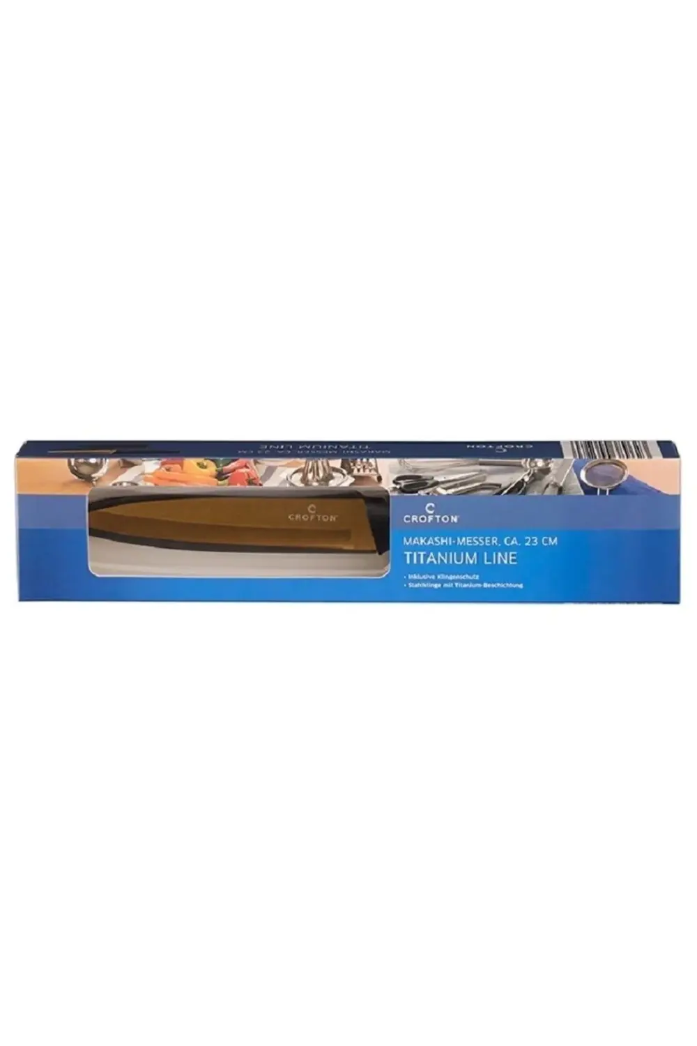 Titanyum Bıçak 23cm Gold Alman Kalite
