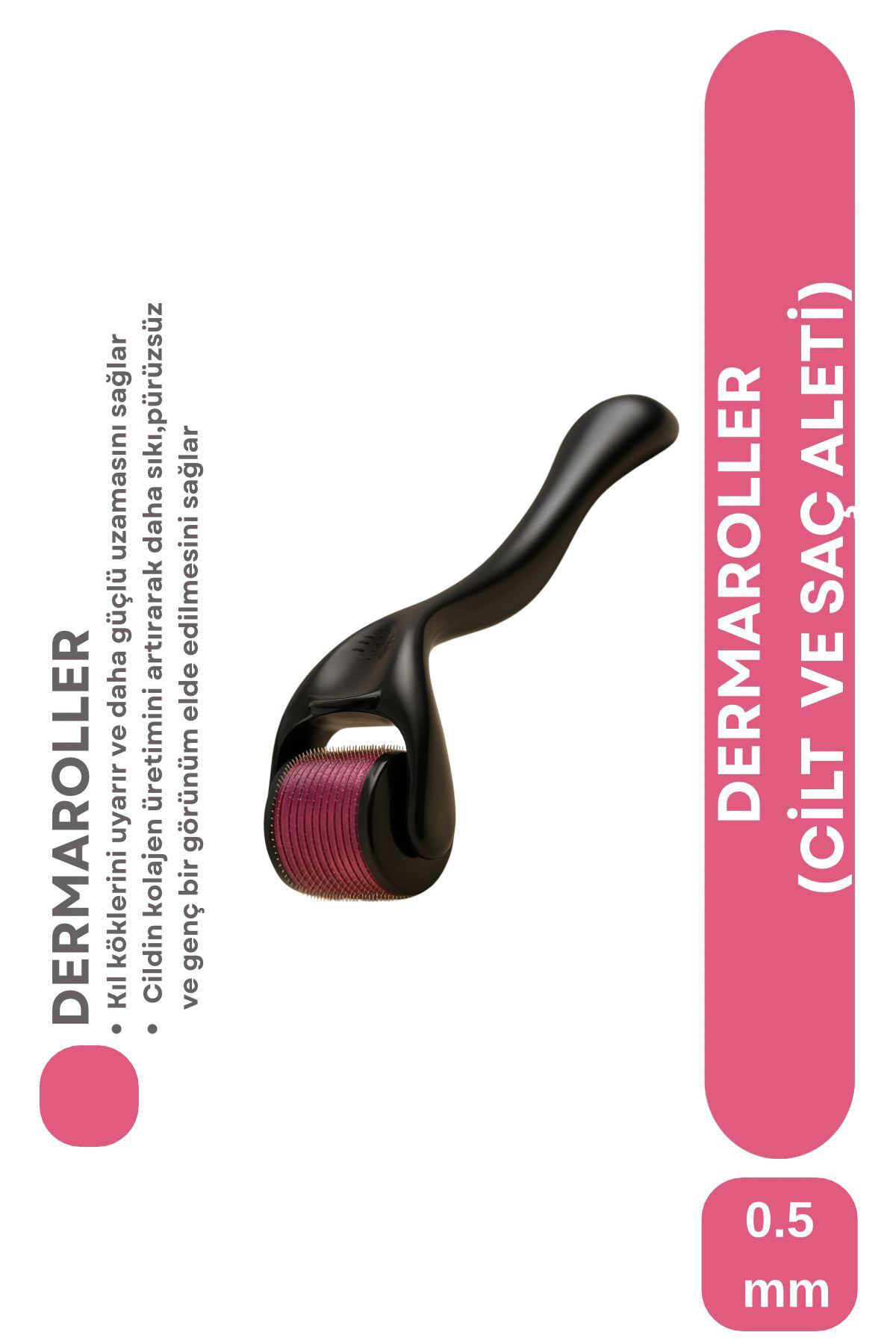 Titanyum Iğneli Derma Roller 0.5 Mm Drs50
