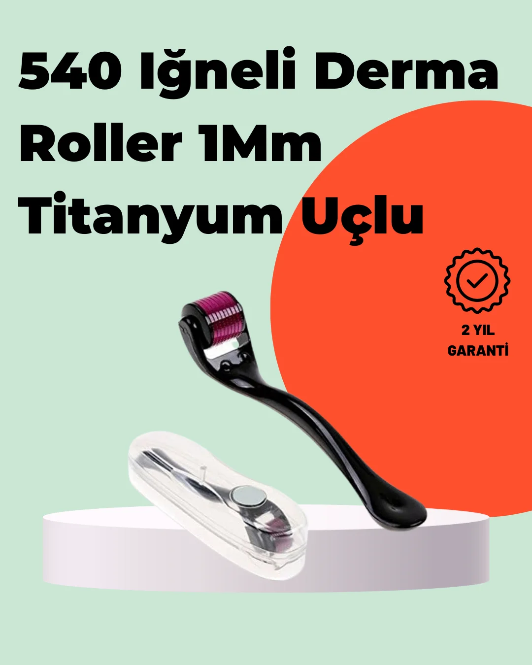 Titanyum İğneli Derma Roller – Evde Cilt Bakımı İçin Uygun Titanyum İğneli Derma Roller – Evde Cilt Bakımı İçin Uygun