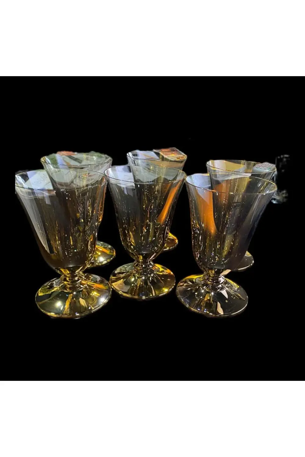 Titanyum Kaplama Kahve Yanı Meşrubat Bardağı 6 Lı