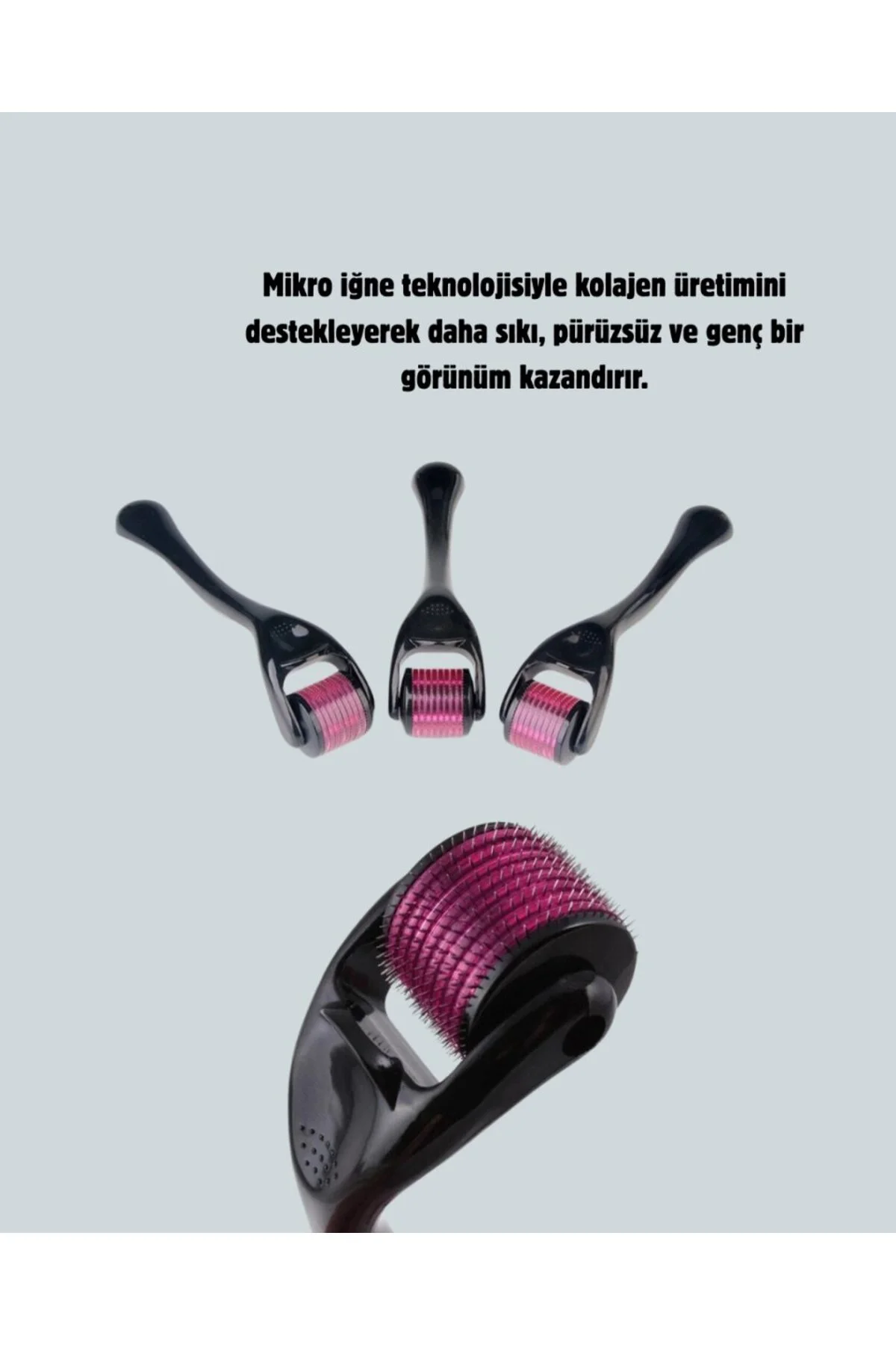Titanyum Mikro İğneli Dermaroller 1 Mm Kırışıklık Ve Leke Karşıtı