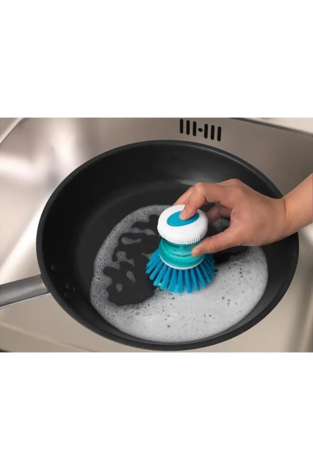 Titiz Detarjan Hazneli Bulaşık Fırçası Tp-110