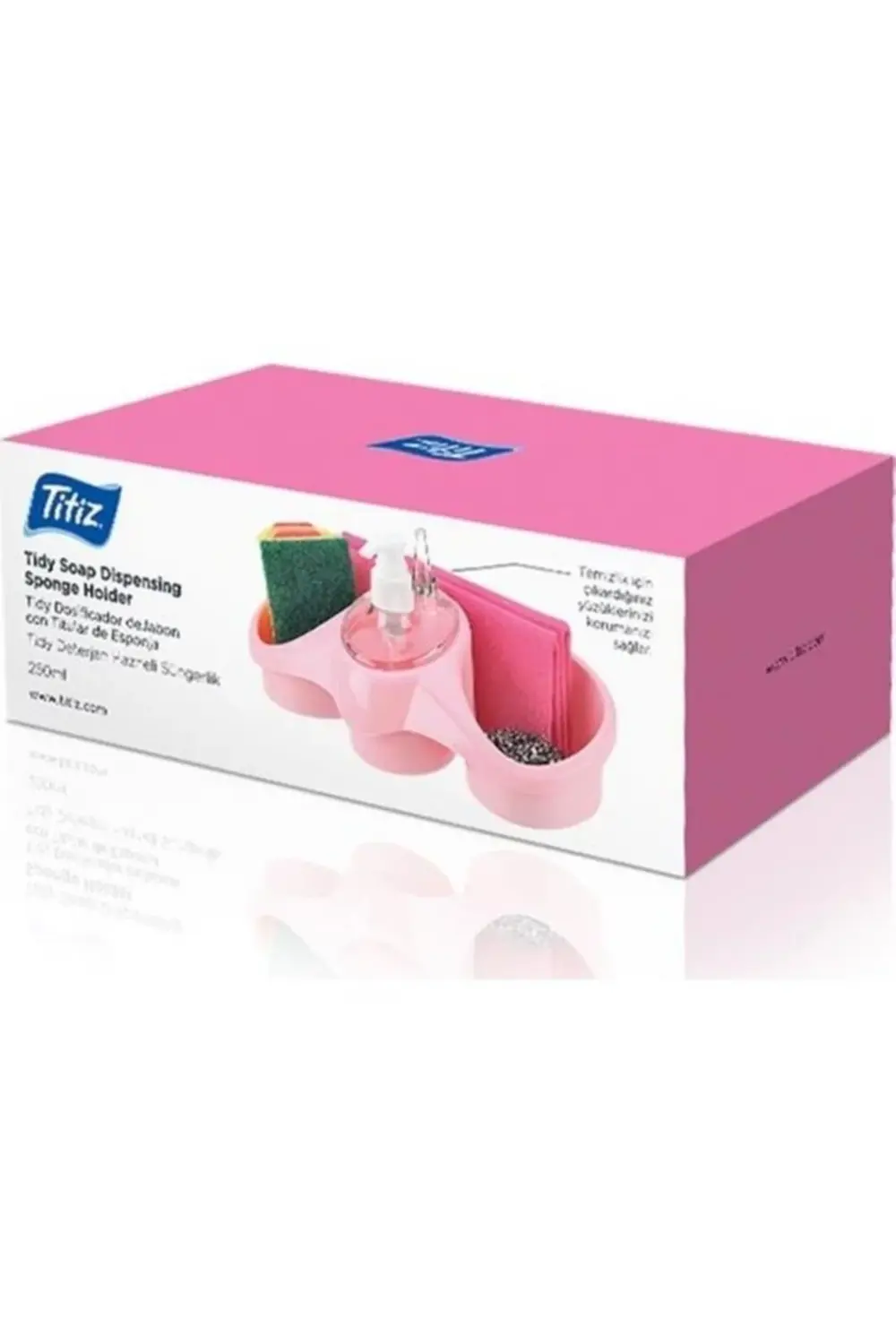 Titiz Deterjan Hazneli Süngerlik Bulaşık Süngerliği Tp-653