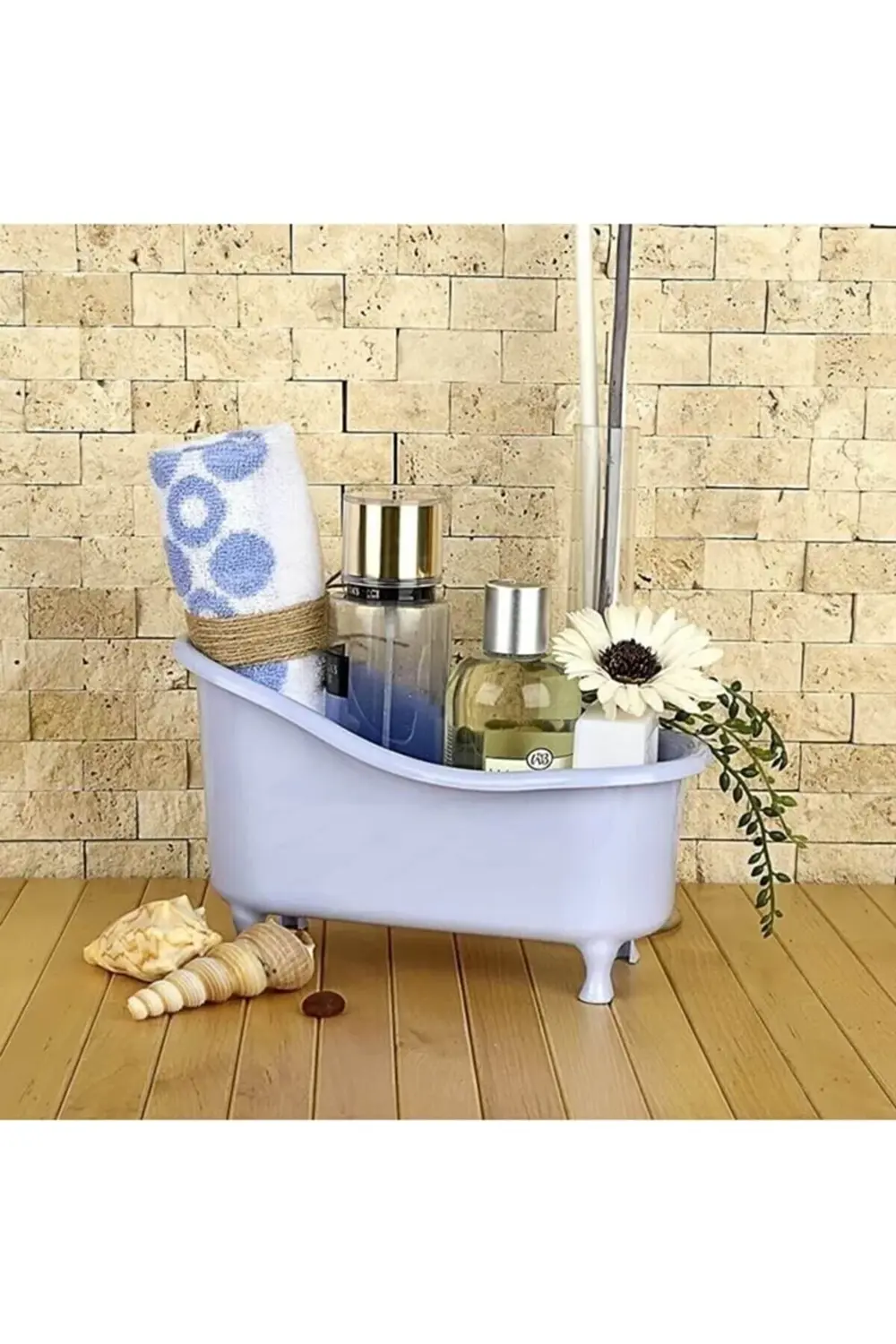 Titiz Mutfak Banyo Için Dekoratif Mini Küvet Şeklinde Düzenleyici