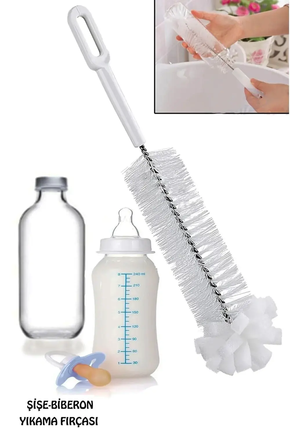 Titiz Şişe Ve Biberon Temizleme Fırçası (tp-152)