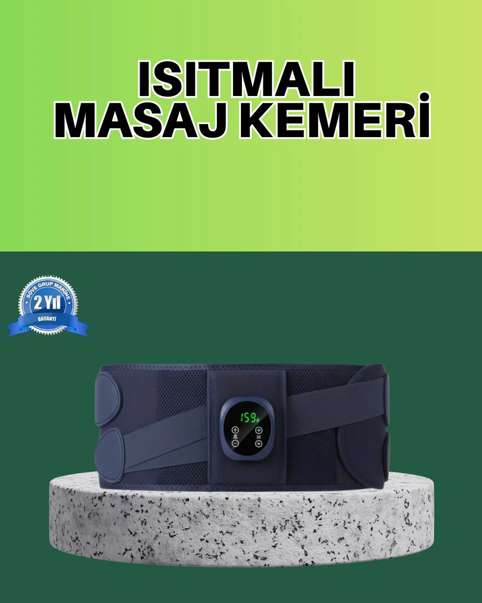Titreşim ve Isı Özellikli Masaj Kemeri Ayarlanabilir