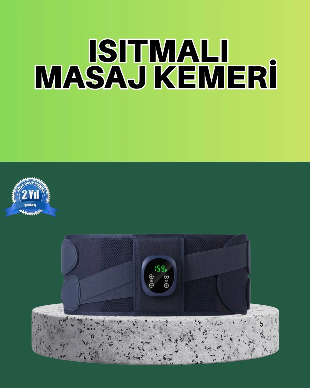 Titreşim Ve Isı Özellikli Masaj Kemeri Ayarlanabilir Çok Renkli