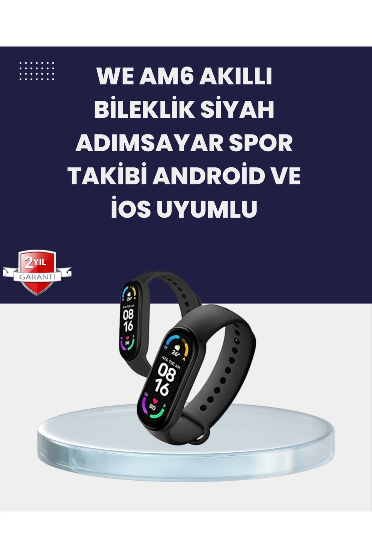 Titreşimli Bildirimli Akıllı Saat – Uyku Analizi ve Spor Modlarıyla