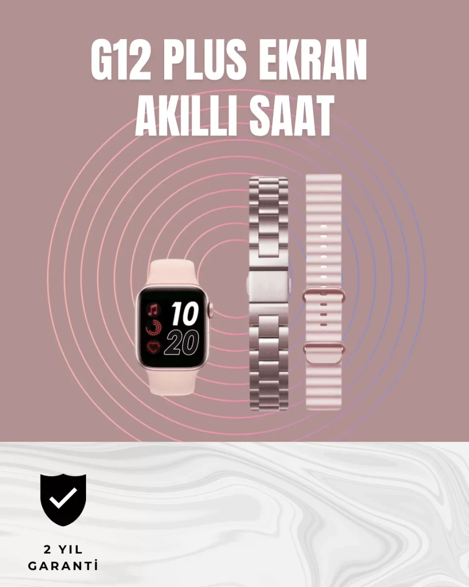 Titreşimli Bildirimli Akıllı Saat – Nabız, GPS, Spor Modları, Tel