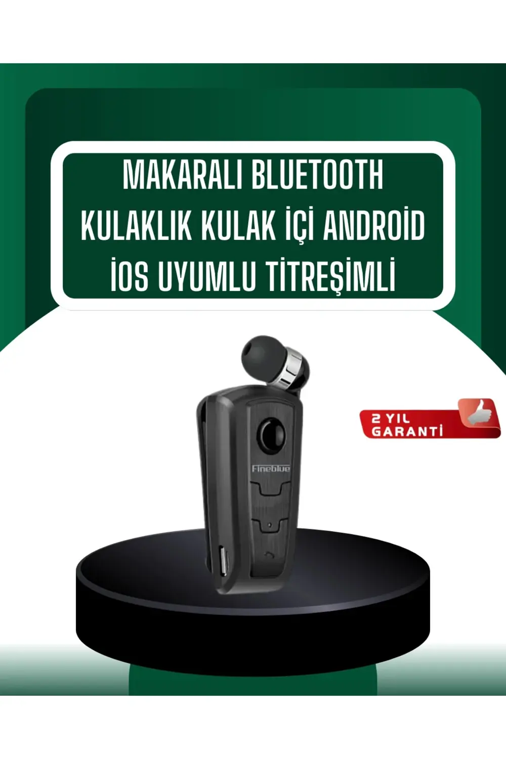 Titreşimli Bluetooth Kulaklık Fineblue F910 Uzun Pil Ömrü