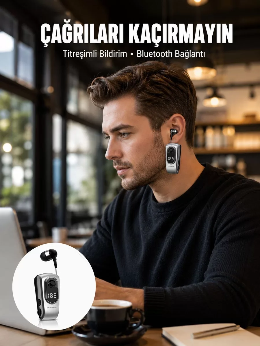 Titreşimli Bluetooth Kulaklık – Hızlı Şarj ve Uzun Bekleme Süresi Yeni Nesil