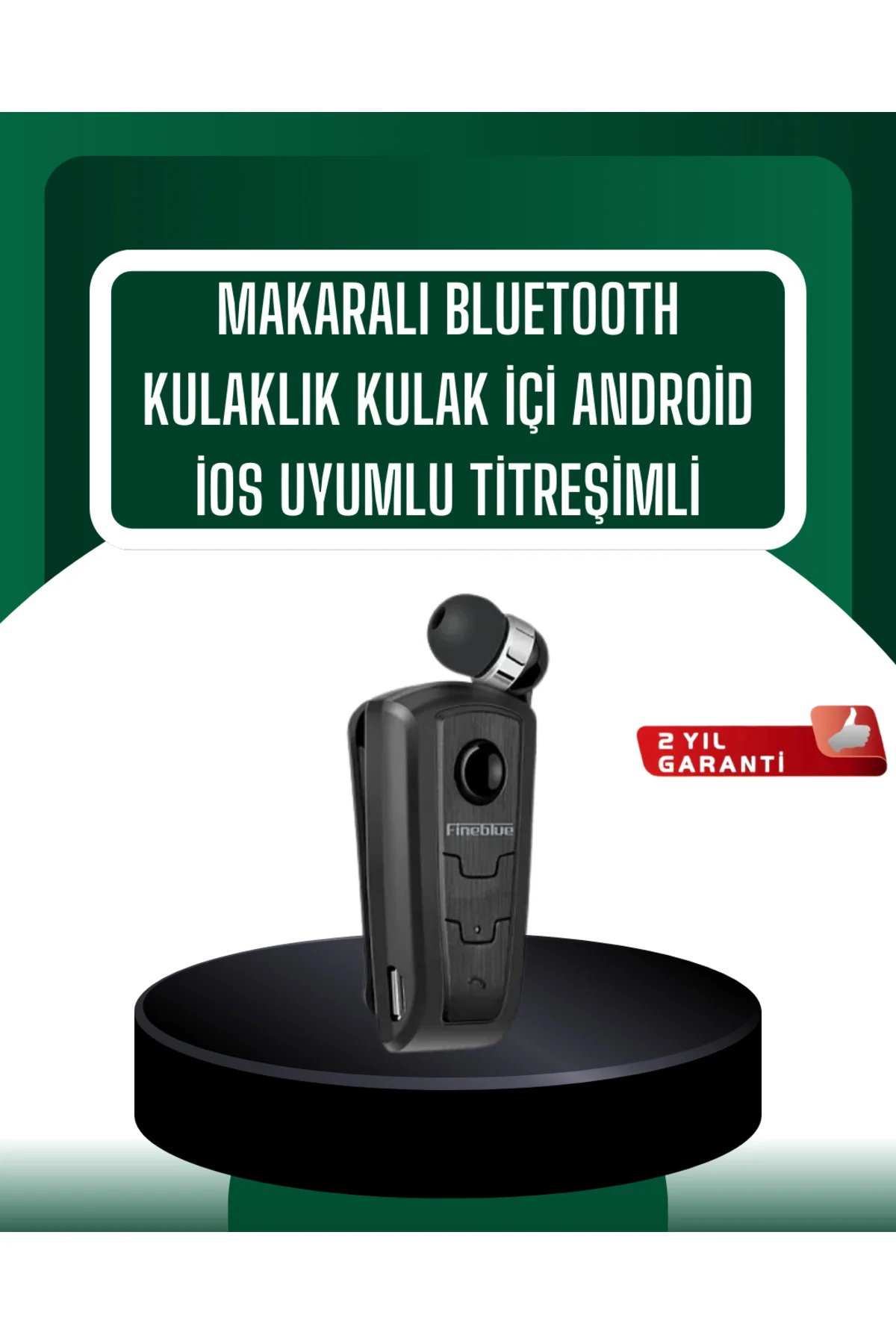 Titreşimli Bluetooth Kulaklık Fineblue F910 Uzun Pil Ömrü