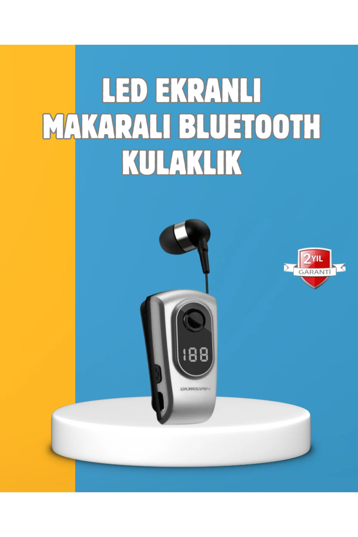 Titreşimli Bluetooth Kulaklık – Hızlı Şarj Ve Uzun Bekleme Süresi