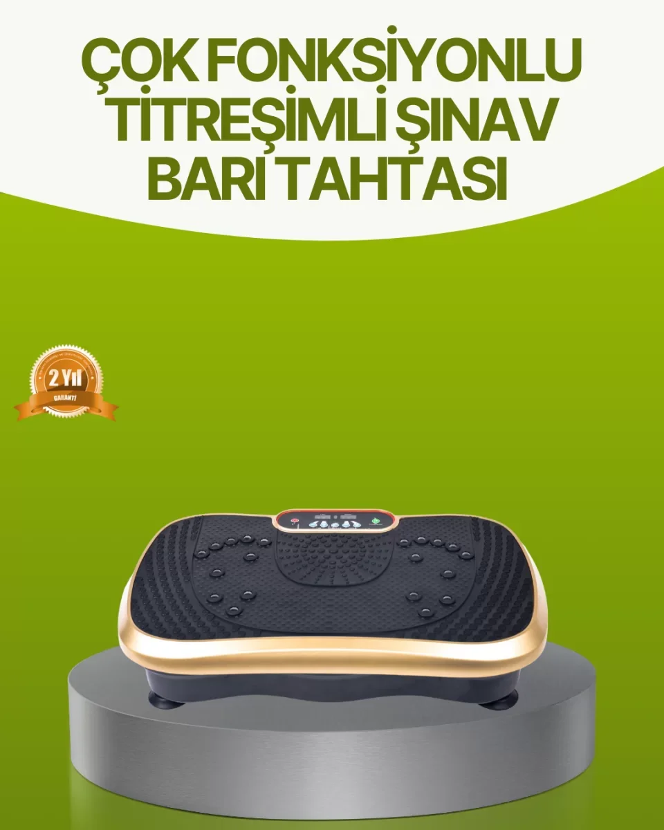 Titreşimli Egzersiz Platformu Evde Fitness ve Kas Güçlendirme - Lisinya