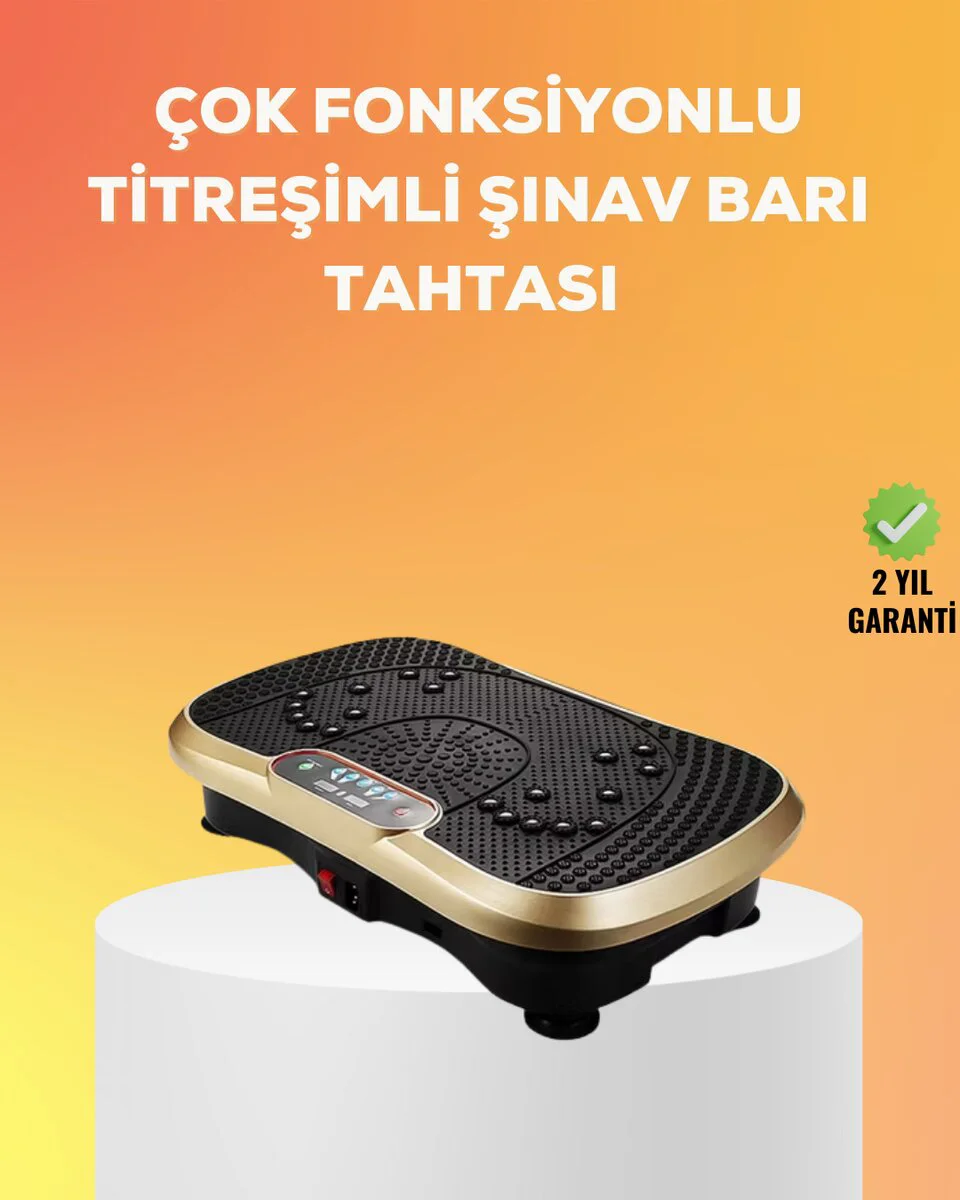 Titreşimli Egzersiz Platformu - Evde Kas Aktivasyonu ve Vücut Şekillendirme