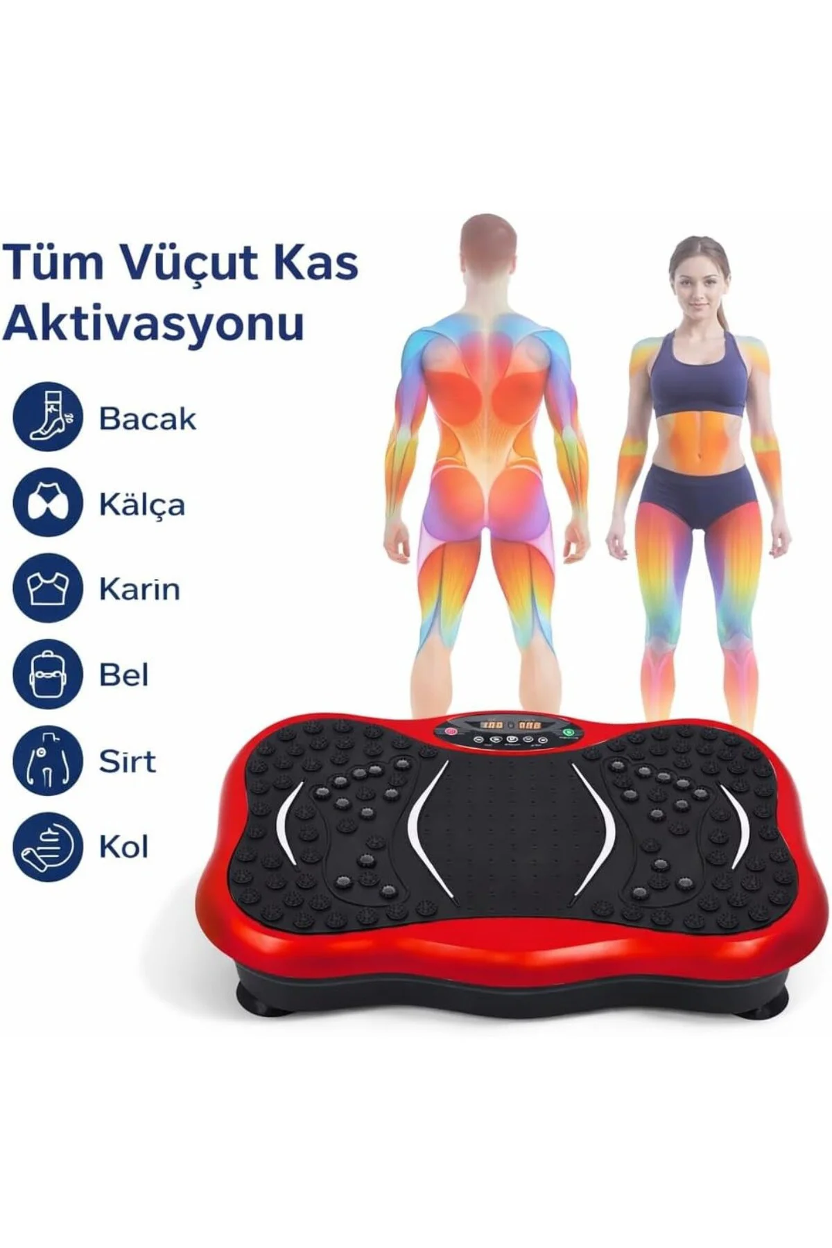 Titreşimli Egzersiz Platformu, 120 Kademeli Hız, Bluetooth Hoparl Titreşimli Egzersiz Platformu, 120 Kademeli Hız, Bluetooth Hoparl