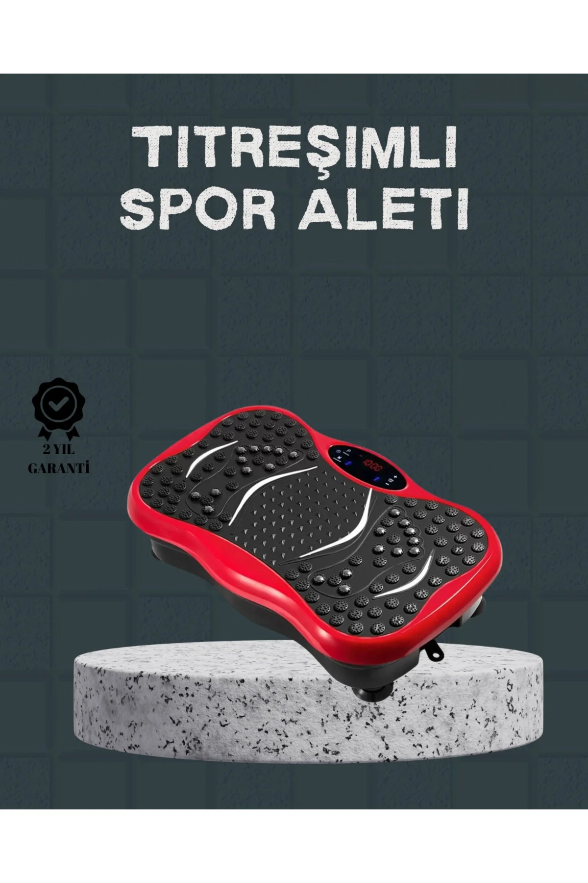 Titreşimli Egzersiz Platformu Evde Spor ve Kas Aktivasyonu