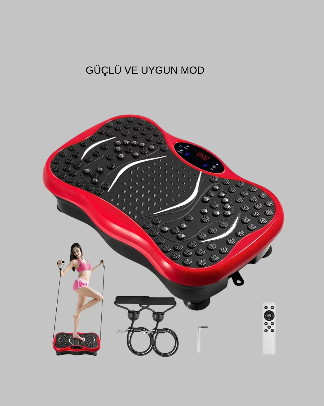 Titreşimli Egzersiz Platformu Evde Spor ve Kas Aktivasyonu