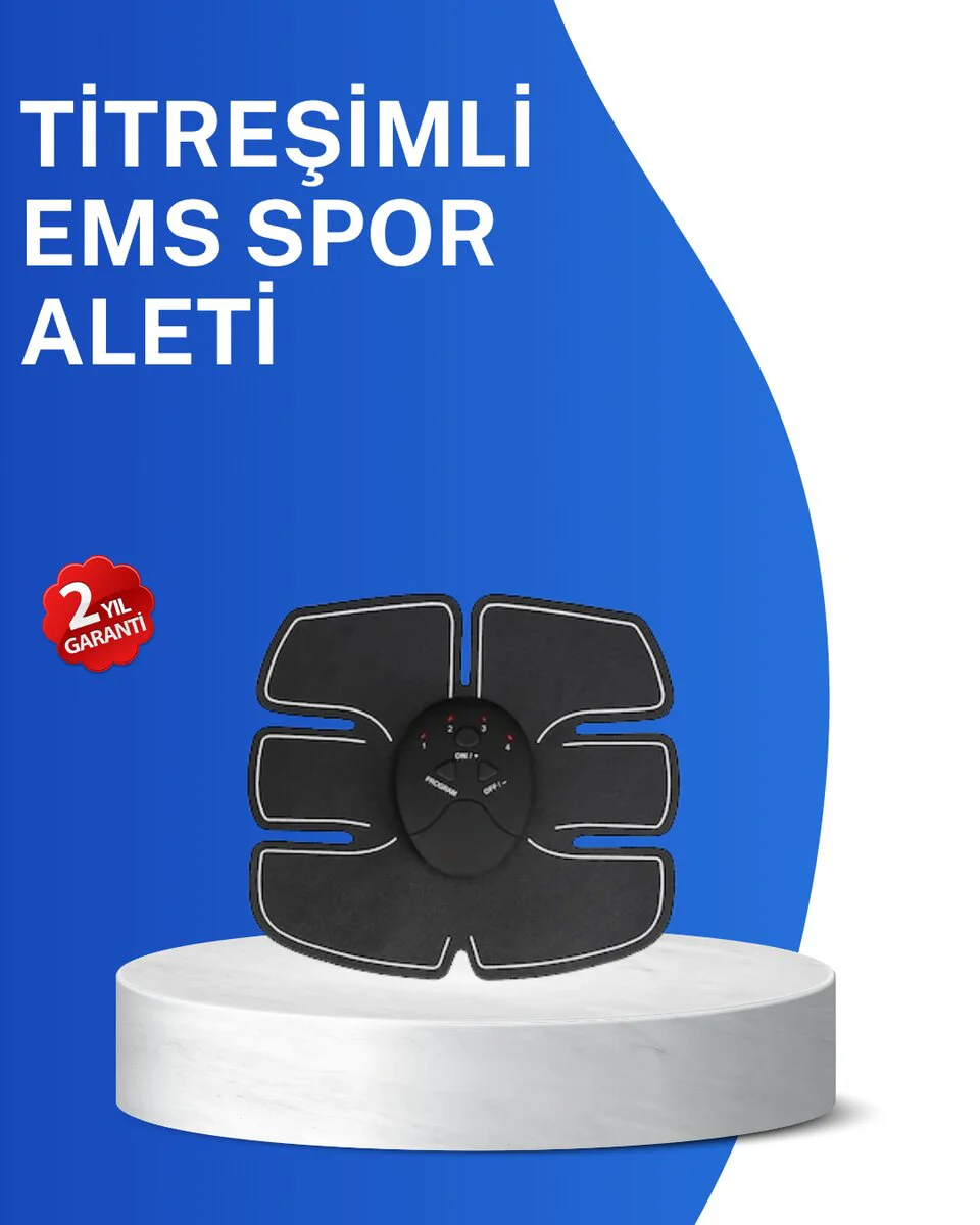 Titreşimli EMS Spor Aleti 2025 Model - Karın, Kol ve Bacak Kas Yapma Cihazı