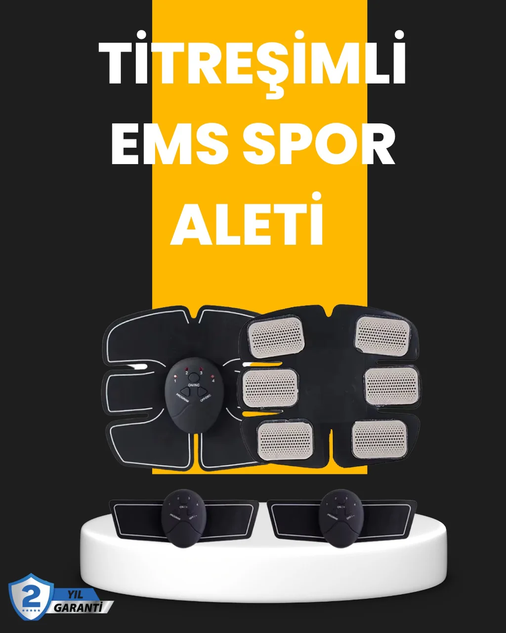 Titreşimli Ems Spor Ve Fitness Cihazı Karın Kası Kol Bacak 2025 Model - Lisinya Diğer