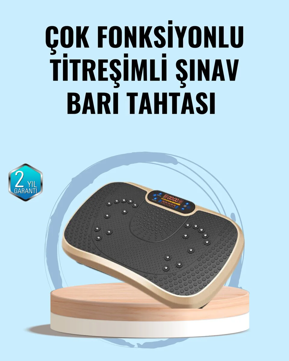 Titreşimli Fitness Platformu - Evde Spor Yapmanın En Kolay Yolu