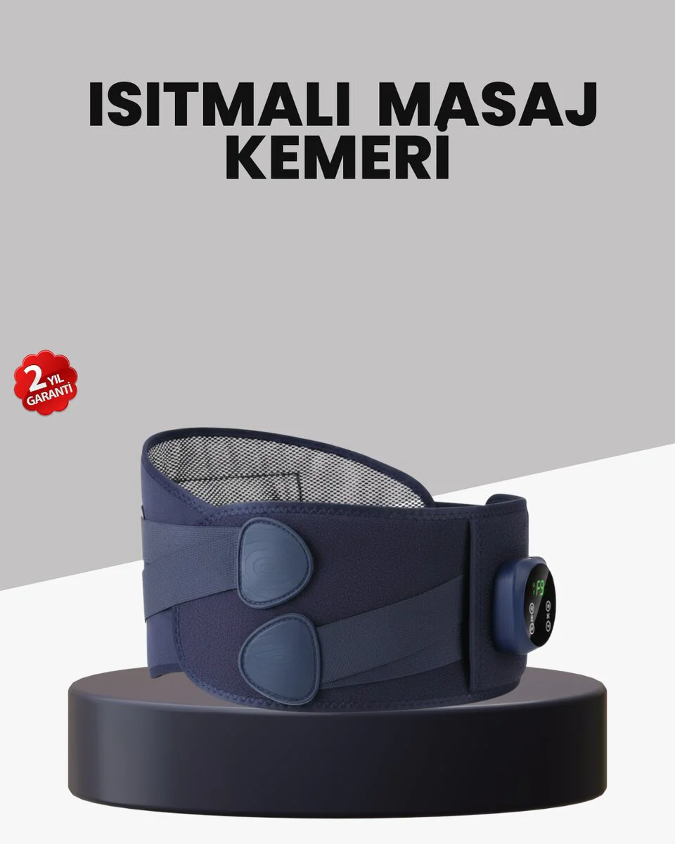 Titreşimli Isıtmalı Bel Kemer Masaj Aleti - Sırt ve Bel Ağrılarına Çözüm
