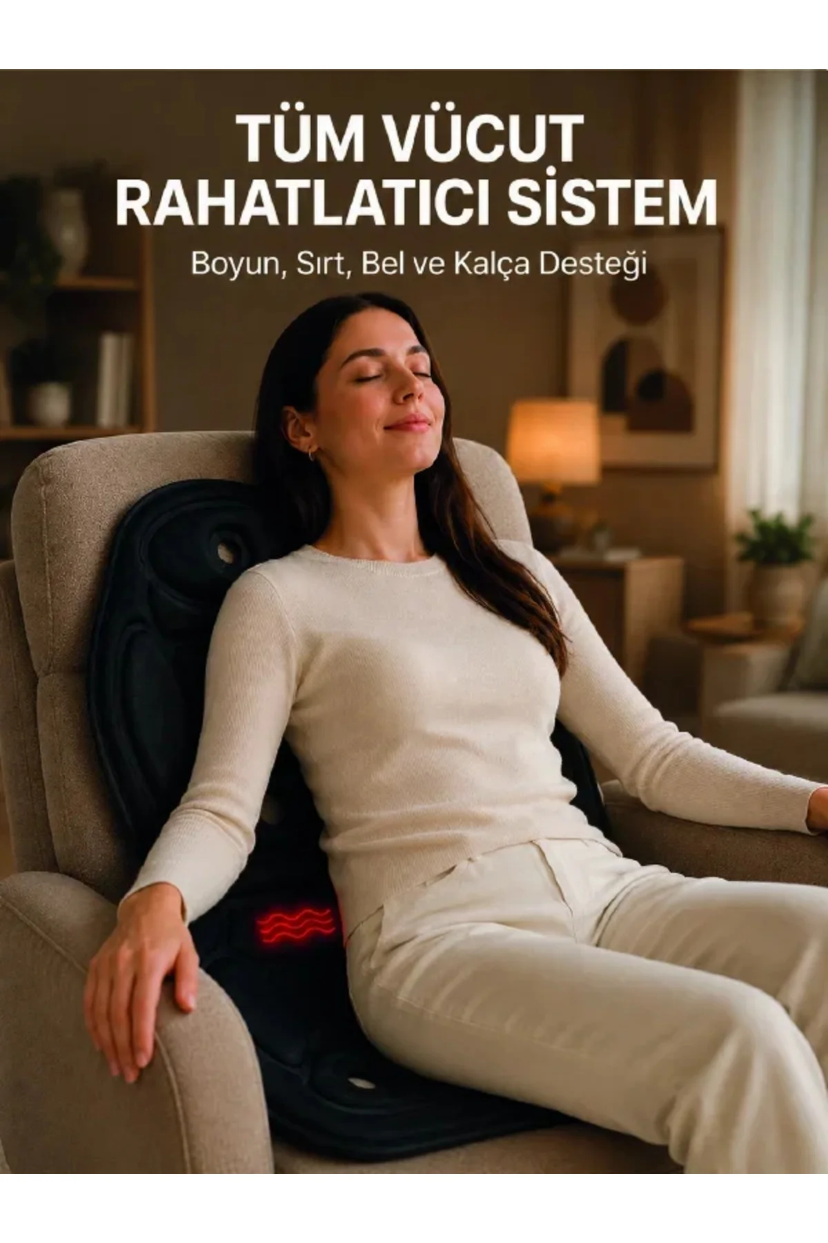 Titreşimli Isıtmalı Koltuk Tipi Masaj nderi Ergonok Tasarım
