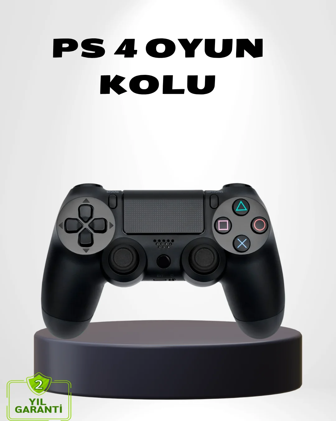 Titreşimli Kablosuz Oyun Kolu – PS4, PC, Mobil, Tablet ve Steam Uyumlu Titreşimli Kablosuz Oyun Kolu – PS4, PC, Mobil, Tablet ve Steam Uyumlu