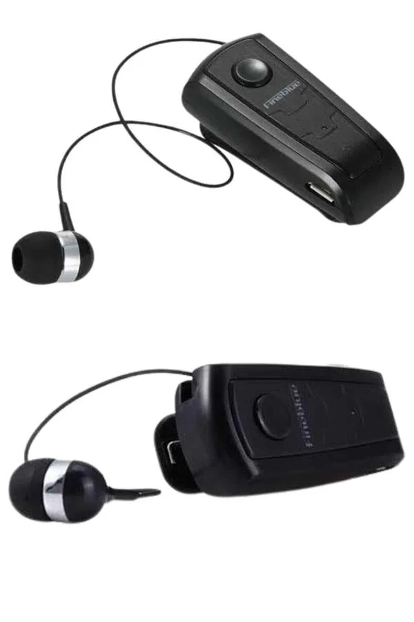 Titreşimli Makaralı Bluetooth Yaka Kulaklığı - 6 Saat Pil, Android Uyumlu ve Kablo Çözümü