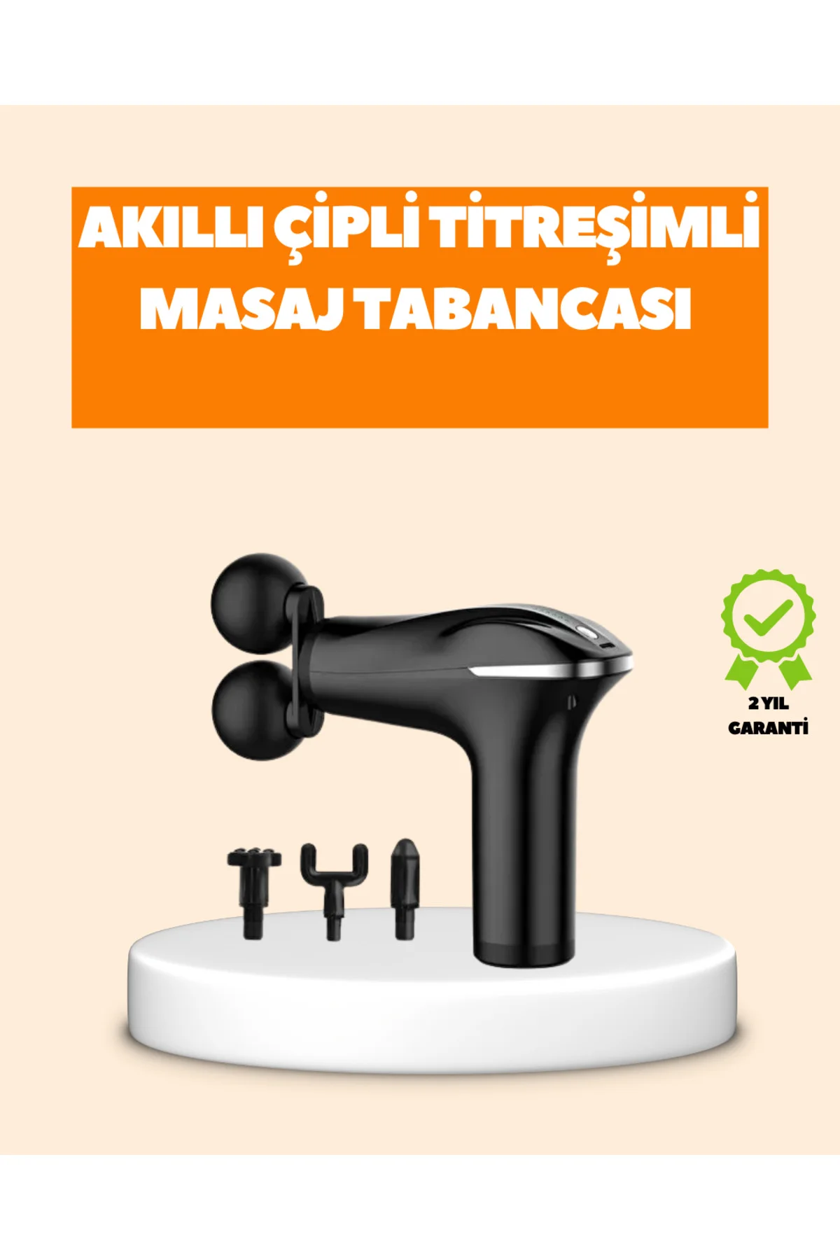 Titreşimli Masaj Aleti Şarjlı Masaj Tabancası Spor Sonrası Kas Ge
