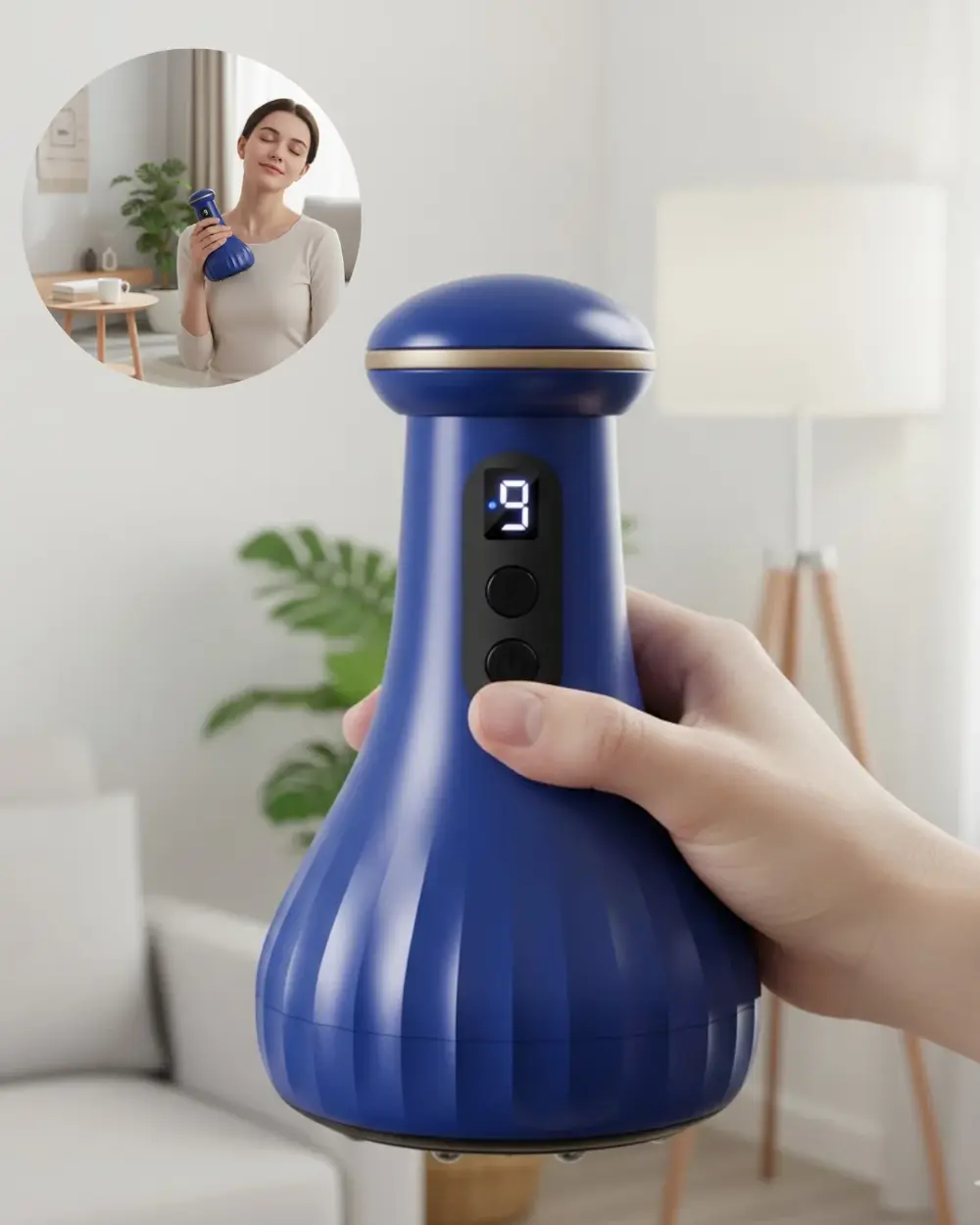 Titreşimli Masaj Aleti Ev Tipi Rahatlama ve Bakım Cihazı