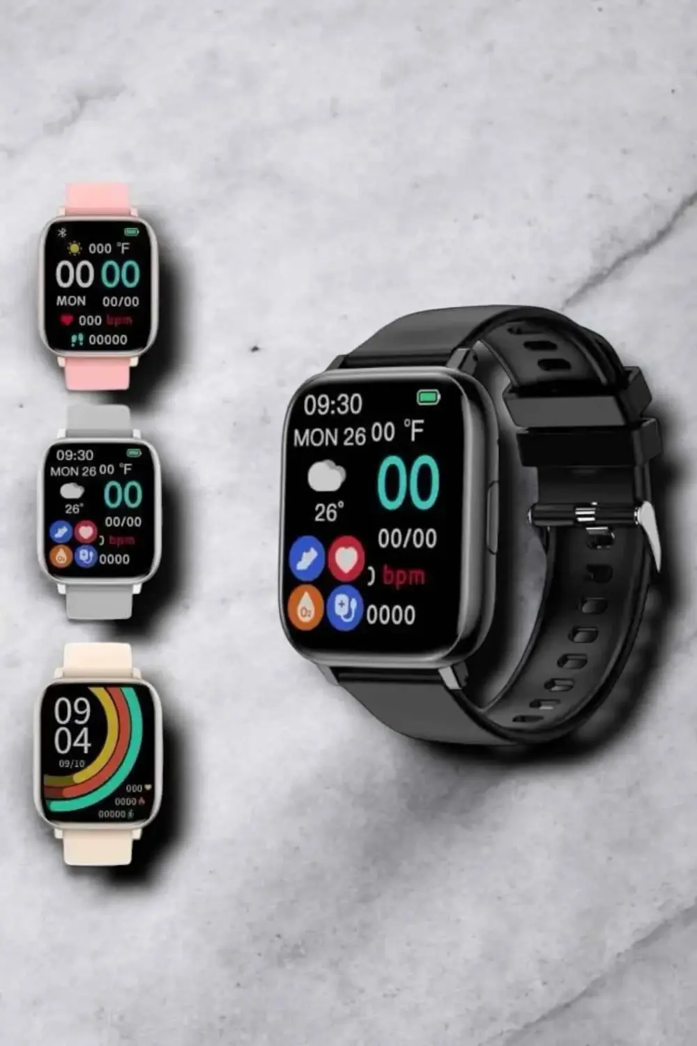 Titreşimli, Sağlık Takipli, Yeni Nesil Akıllı Saat 400mAh Batarya