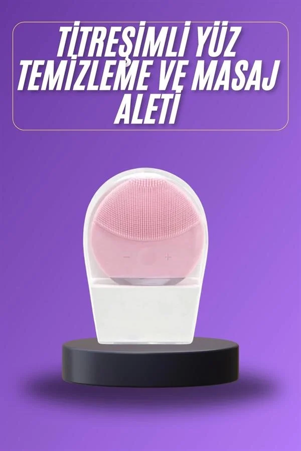 Titreşimli Yüz Masaj Aleti Titreşimli Makyaj Temizleme Cihazı Titreşimli Yüz Masaj Aleti Titreşimli Makyaj Temizleme Cihazı
