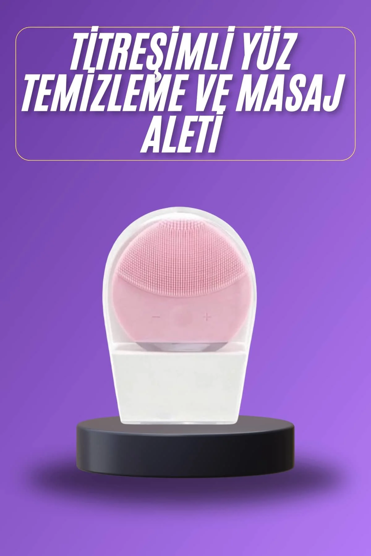 Titreşimli Yüz Masaj Aleti Titreşimli Makyaj Temizleme Cihazı