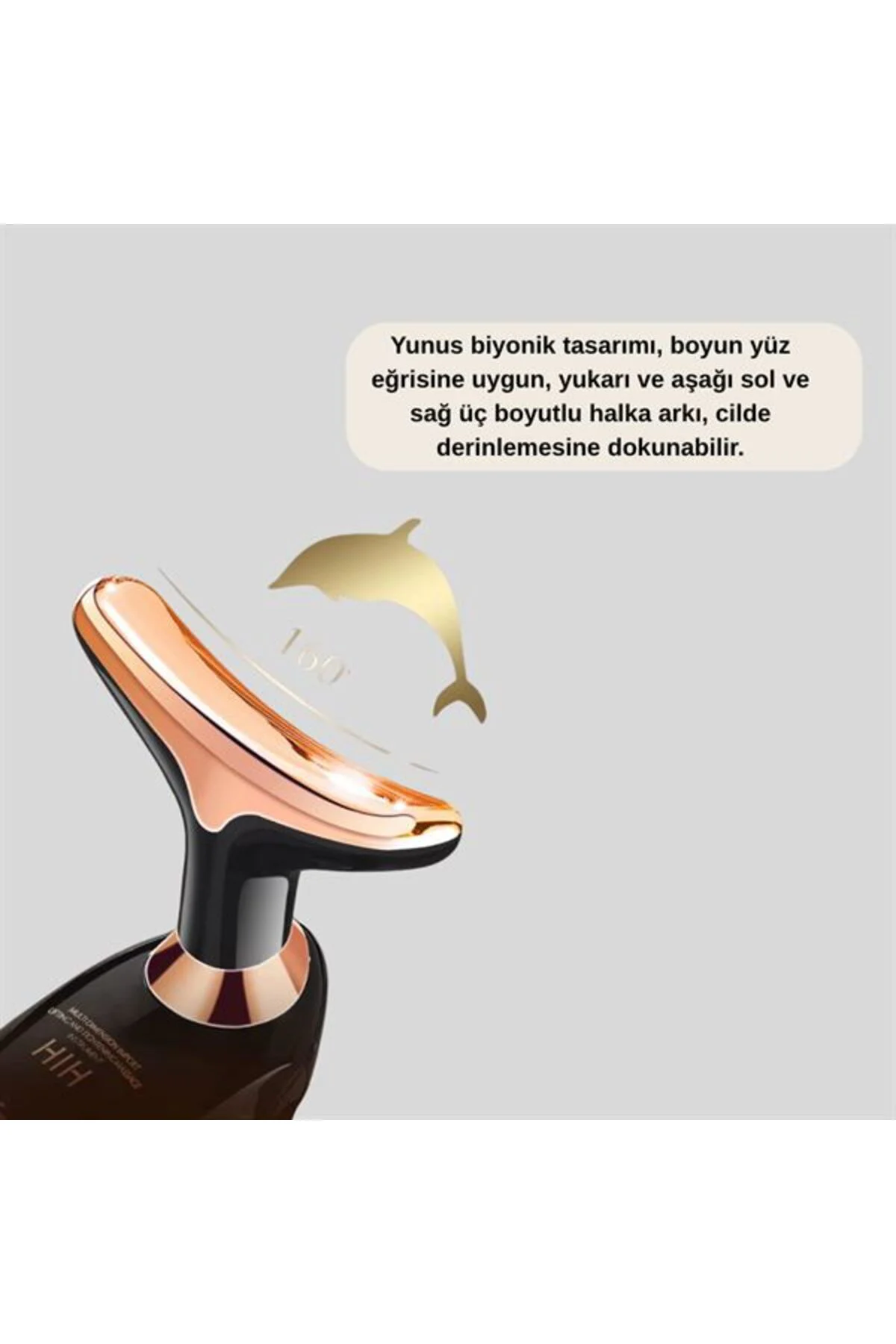 Titreşimli Yüz ve Boyun Masaj Aleti Lifting Etkili Cilt Bakım Cih