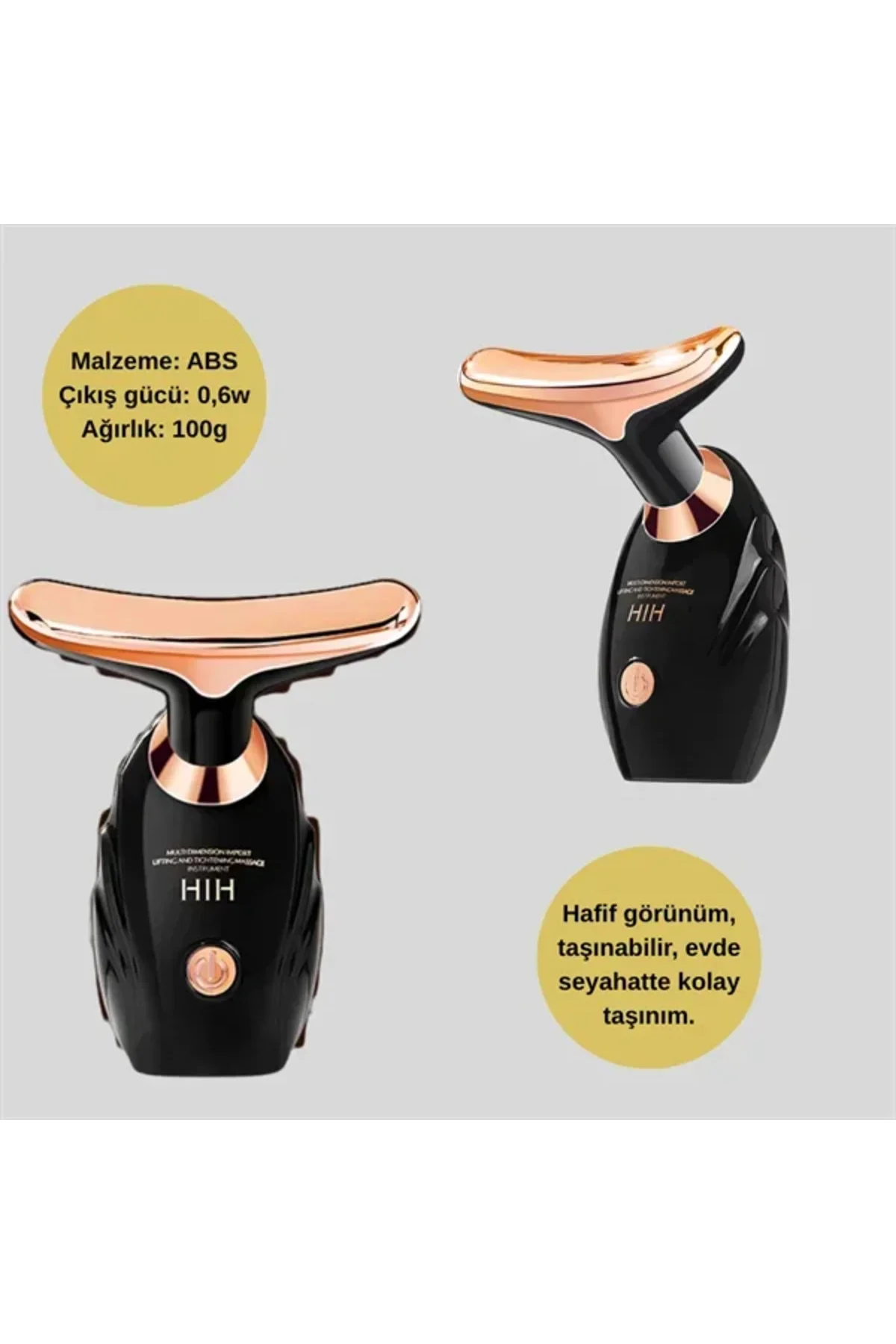 Titreşimli Yüz ve Boyun Masaj Aleti Lifting Etkili Cilt Bakım Cihazı Titreşimli Yüz ve Boyun Masaj Aleti Lifting Etkili Cilt Bakım Cihazı