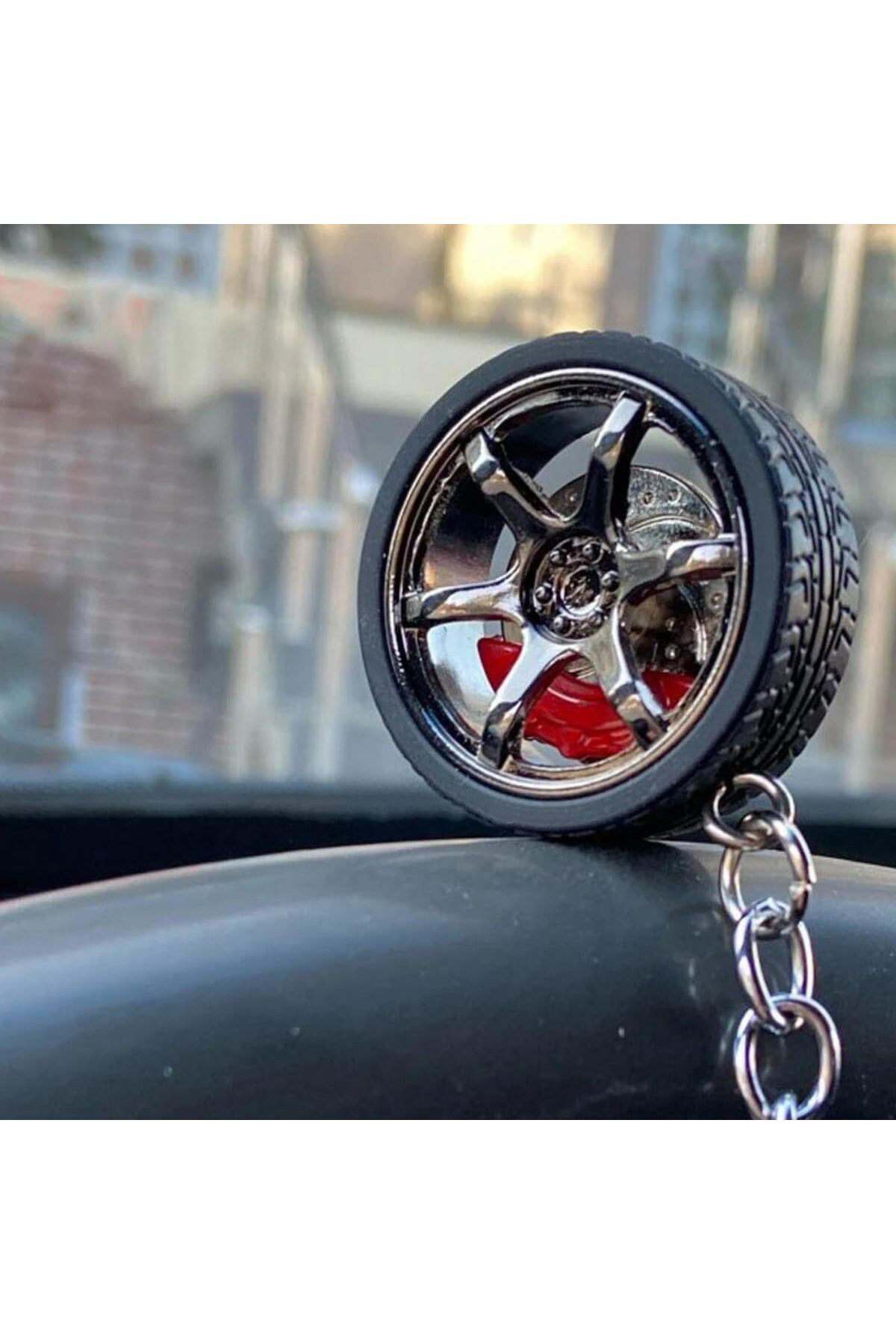 TkDizayn Hareketli Kaliper Jant Figürlü Oto Anahtarlık