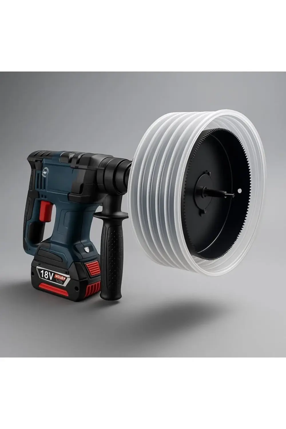 TkDizayn NOVHELZ VANTUZLU, KÖRÜKLÜ PANÇ TOZ TUTUCU 24 CM NOV21 12