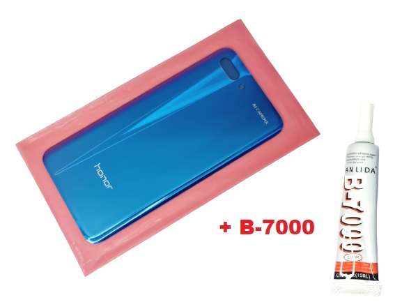 Tkgz Honor 10 Arka Pil Batarya Kapağı (CAM+B-7000) MAVİ