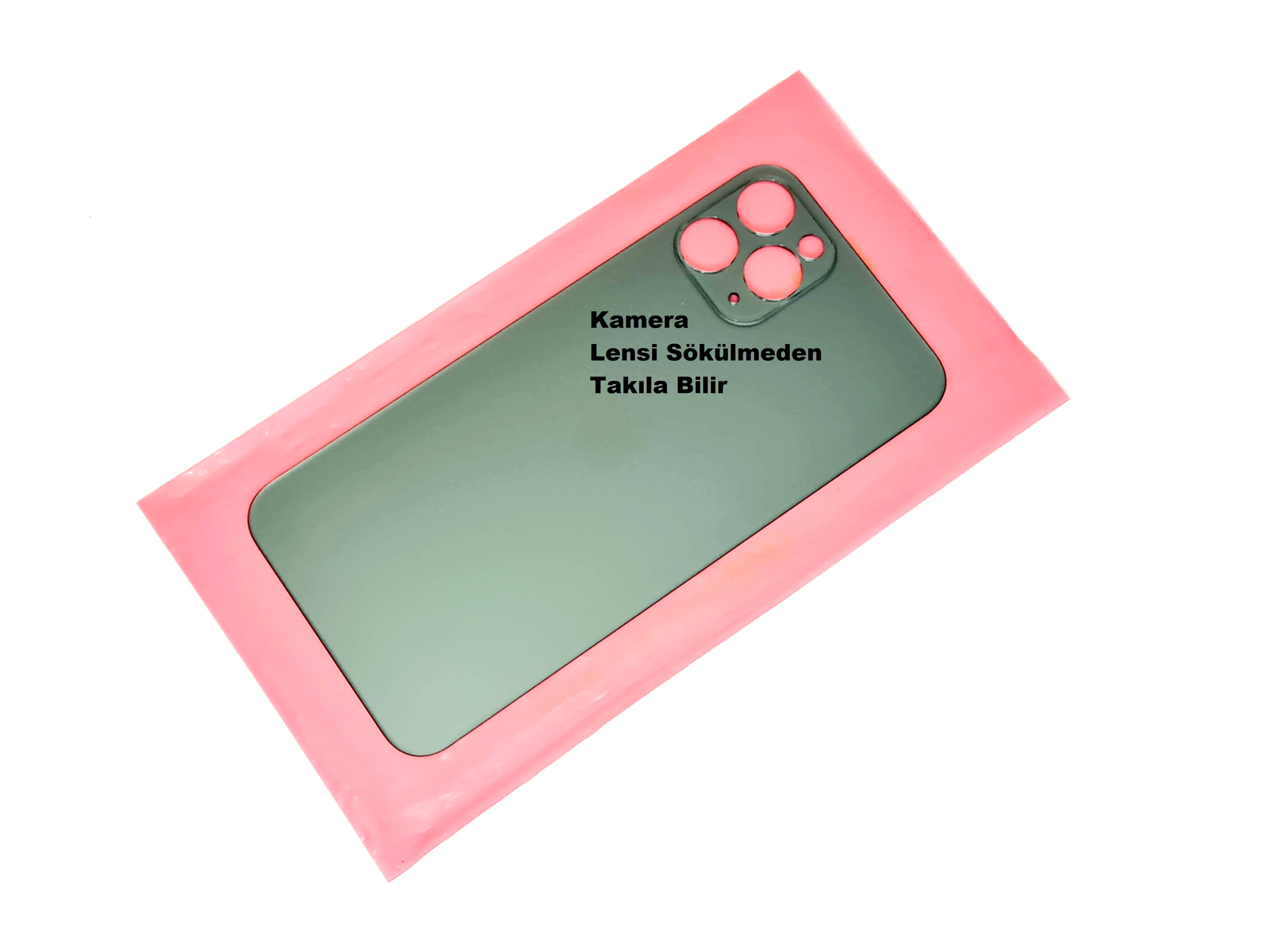 Tkgz İPhone 11 PRO Arka Pil Batarya Kapağı (CAM+B-7000) YEŞİL Tkgz İPhone 11 PRO Arka Pil Batarya Kapağı (CAM+B-7000) YEŞİL