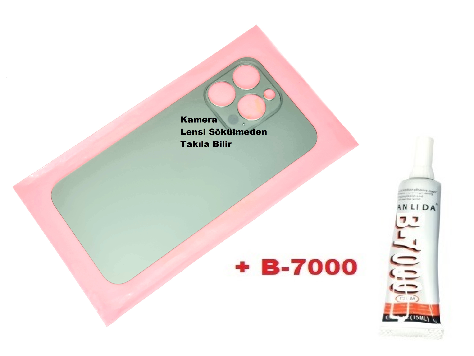 Tkgz İPhone 13 PRO Arka Pil Batarya Kapağı (CAM+B-7000) YEŞİL Tkgz İPhone 13 PRO Arka Pil Batarya Kapağı (CAM+B-7000) YEŞİL