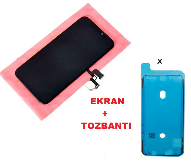 Tkgz İPhone X Lcd Ekran Dokunmatik (JK Marka TOZBANTI)