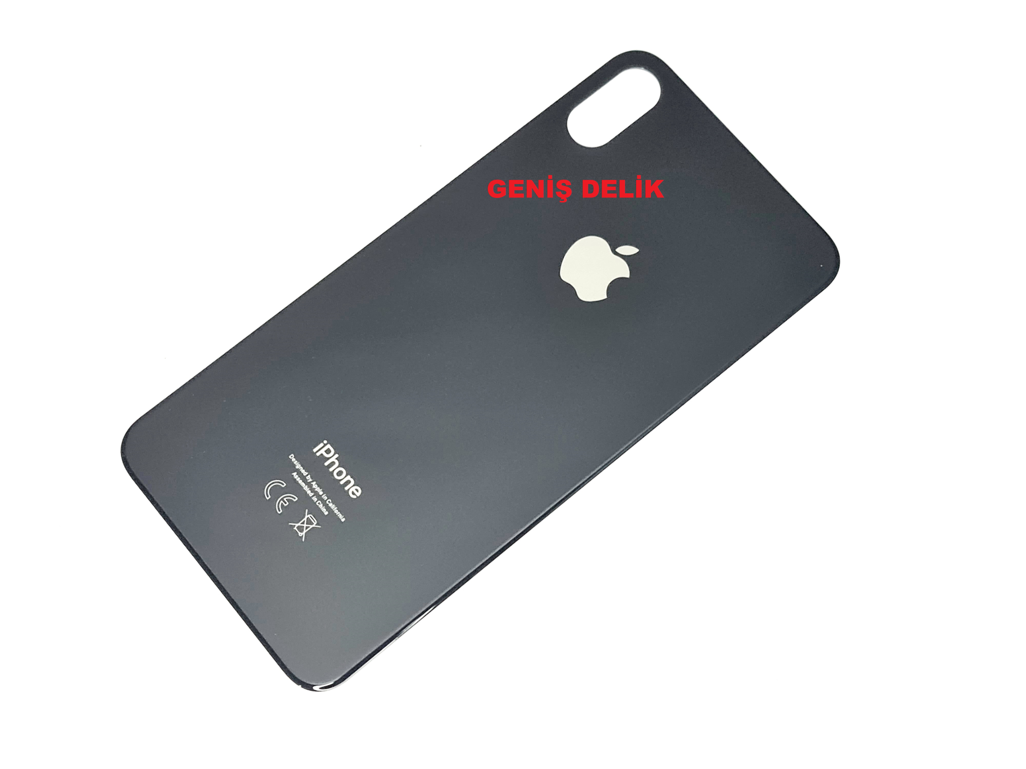 Tkgz İPhone XS MAX Arka Pil Batarya Kapağı (CAM) SİYAH Tkgz İPhone XS MAX Arka Pil Batarya Kapağı (CAM) SİYAH