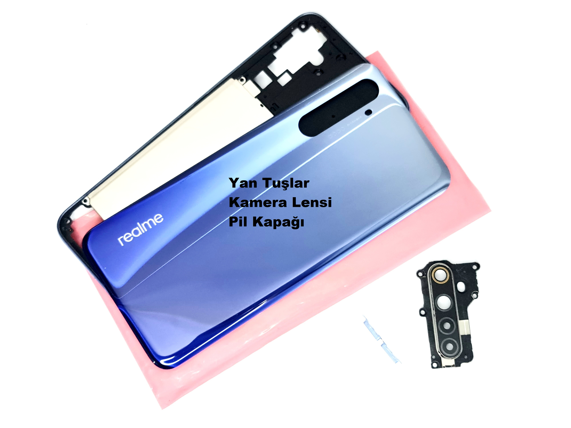 Tkgz Oppo Reno 6 KASA Arka Pil Batarya Kapağı (TAMİR SETİ) MAVİ Tkgz Oppo Reno 6 KASA Arka Pil Batarya Kapağı (TAMİR SETİ) MAVİ