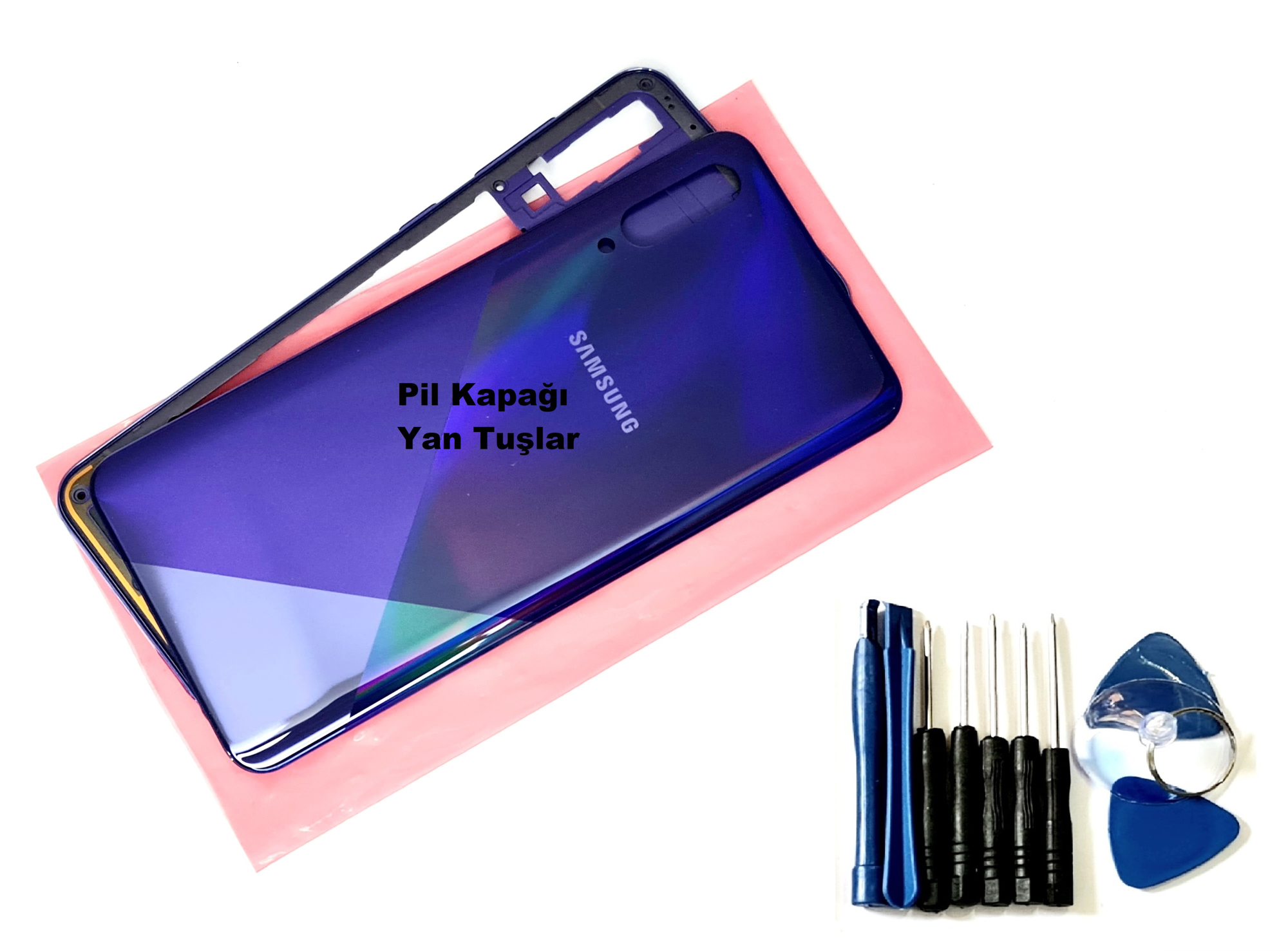 Tkgz Samsung Galaxy A30S A307 KASA Arka Pil Batarya Kapağı (TAMİR