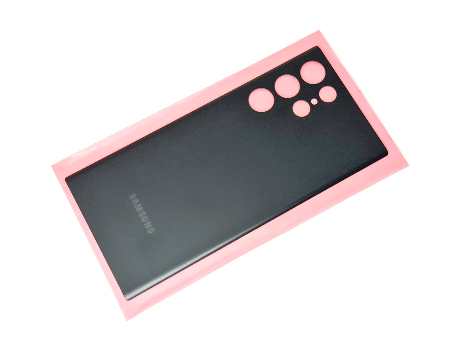 Tkgz Samsung Galaxy S22 ULTA Arka Pil Batarya Kapağı (CAM) SİYAH