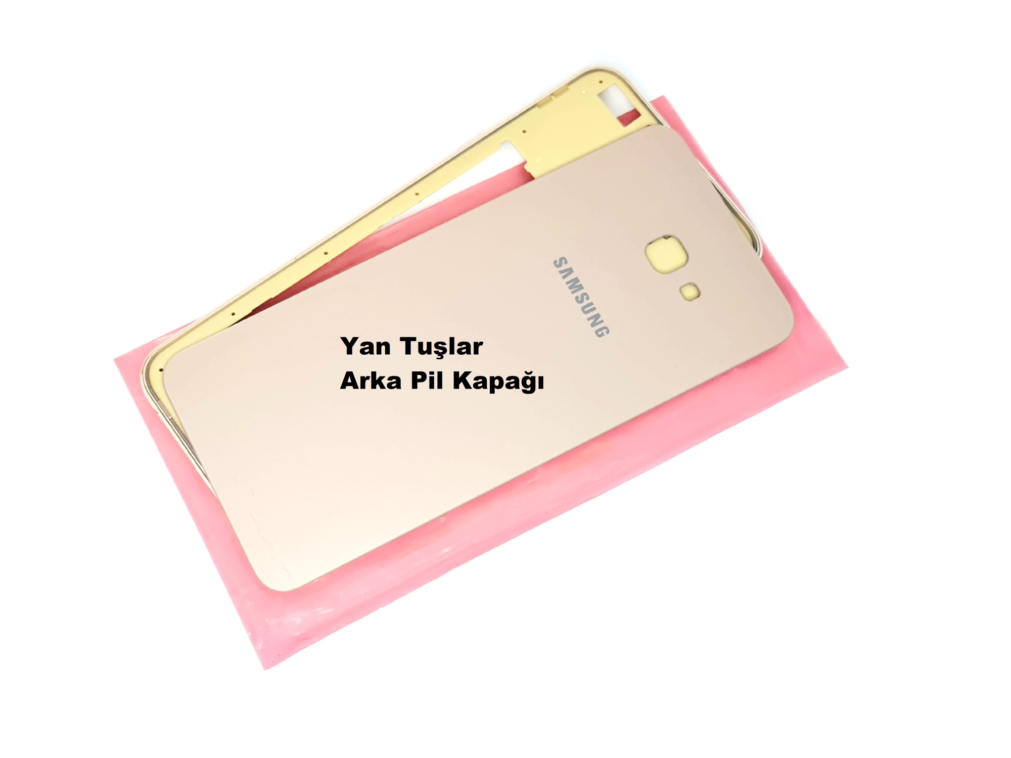 Tkgz Samsung Galaxy J4 Plus Kasa Arka Pil Batarya Kapağı GOLD Tkgz Samsung Galaxy J4 Plus Kasa Arka Pil Batarya Kapağı GOLD