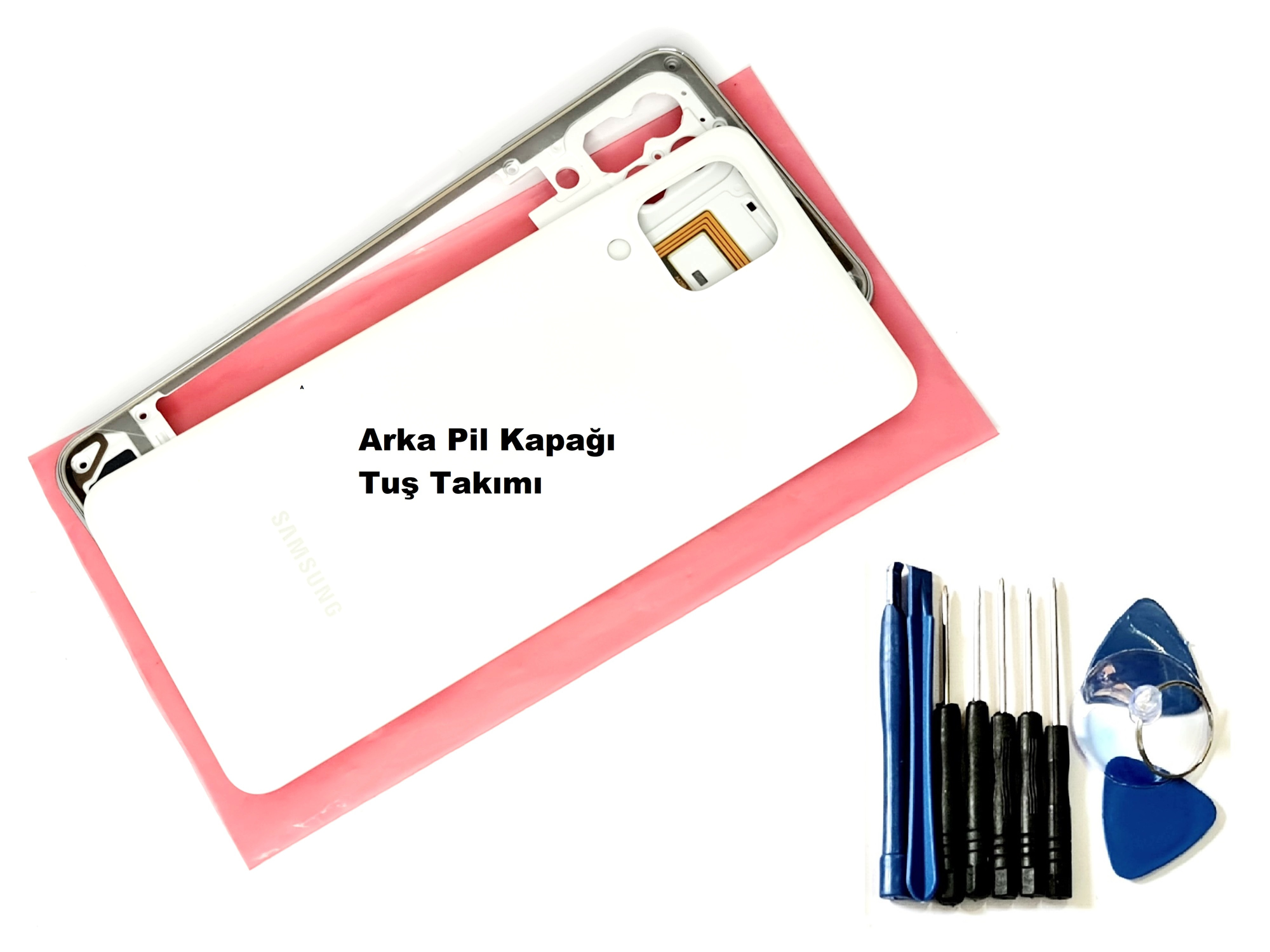 Tkgz Samsung Galaxy M32 KASA Arka Pil Batarya Kapağı (TAMİR SETİ) Tkgz Samsung Galaxy M32 KASA Arka Pil Batarya Kapağı (TAMİR SETİ)