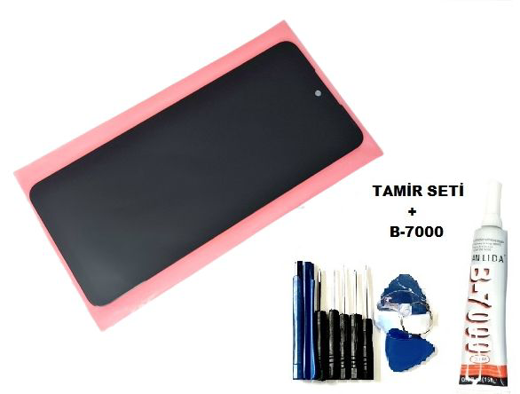 Tkgz Tecno Camon 18 (Ch6N) Lcd Ekran Dokunmatik (B-7000+Tamir Set