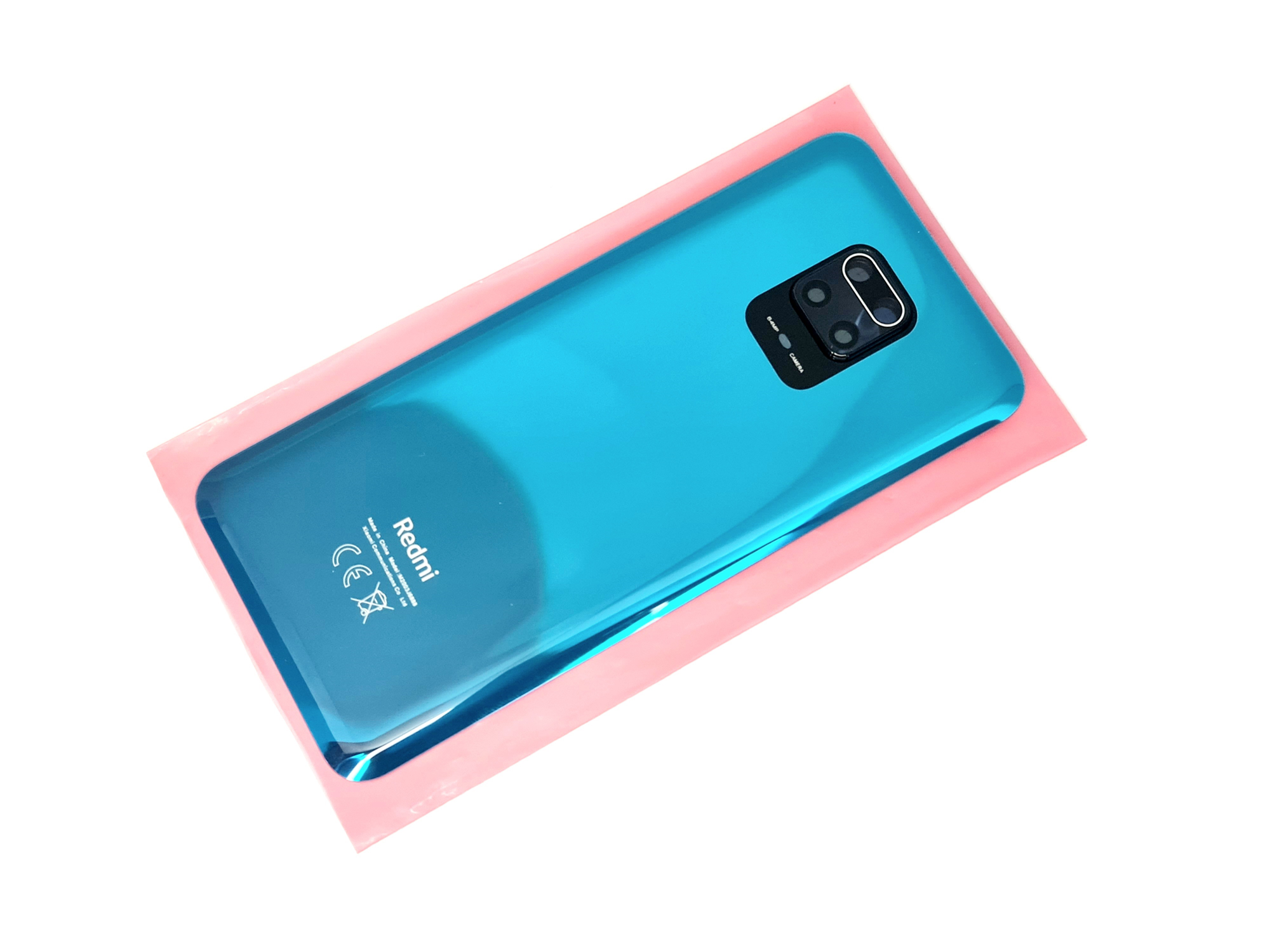 Tkgz Xiaomi Redmi NOTE 9S Arka Kapak Batarya Kapağı (Cam Kamera C